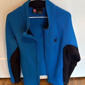 Spyder Vibrant Blue and Black Jacket